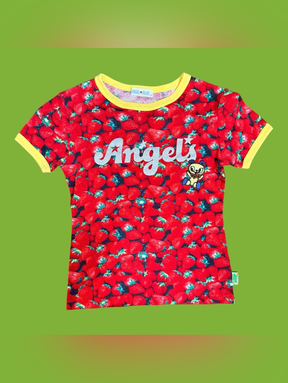 Angel Blue strawberry tee